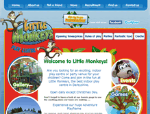 Tablet Screenshot of little-monkeys.co.uk